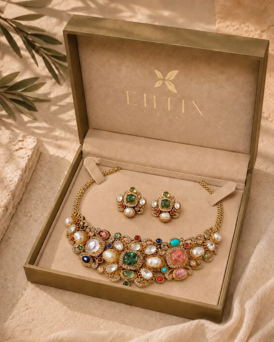Rang Mahal Choker Set packaging shot