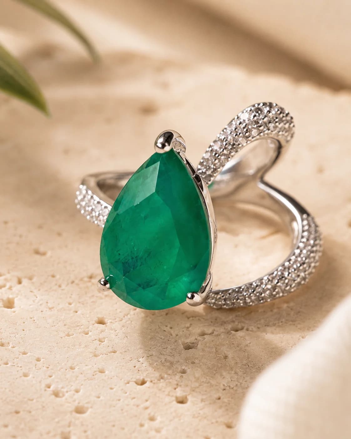 Celeste Emerald Ring