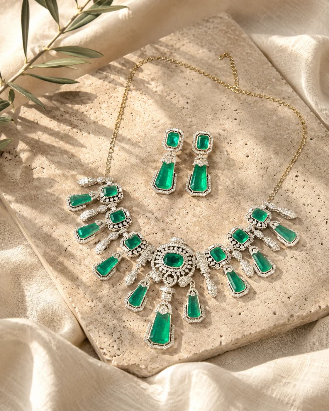 Heirloom Emerald Set