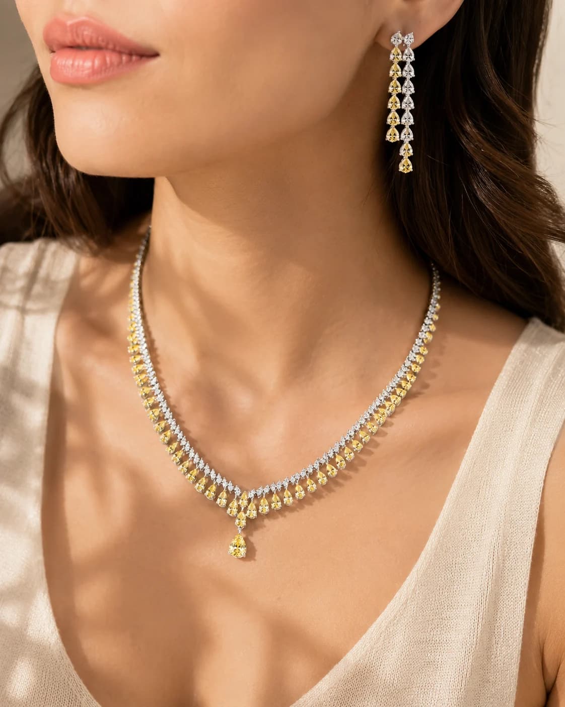 Calypso Topaz Necklace Set