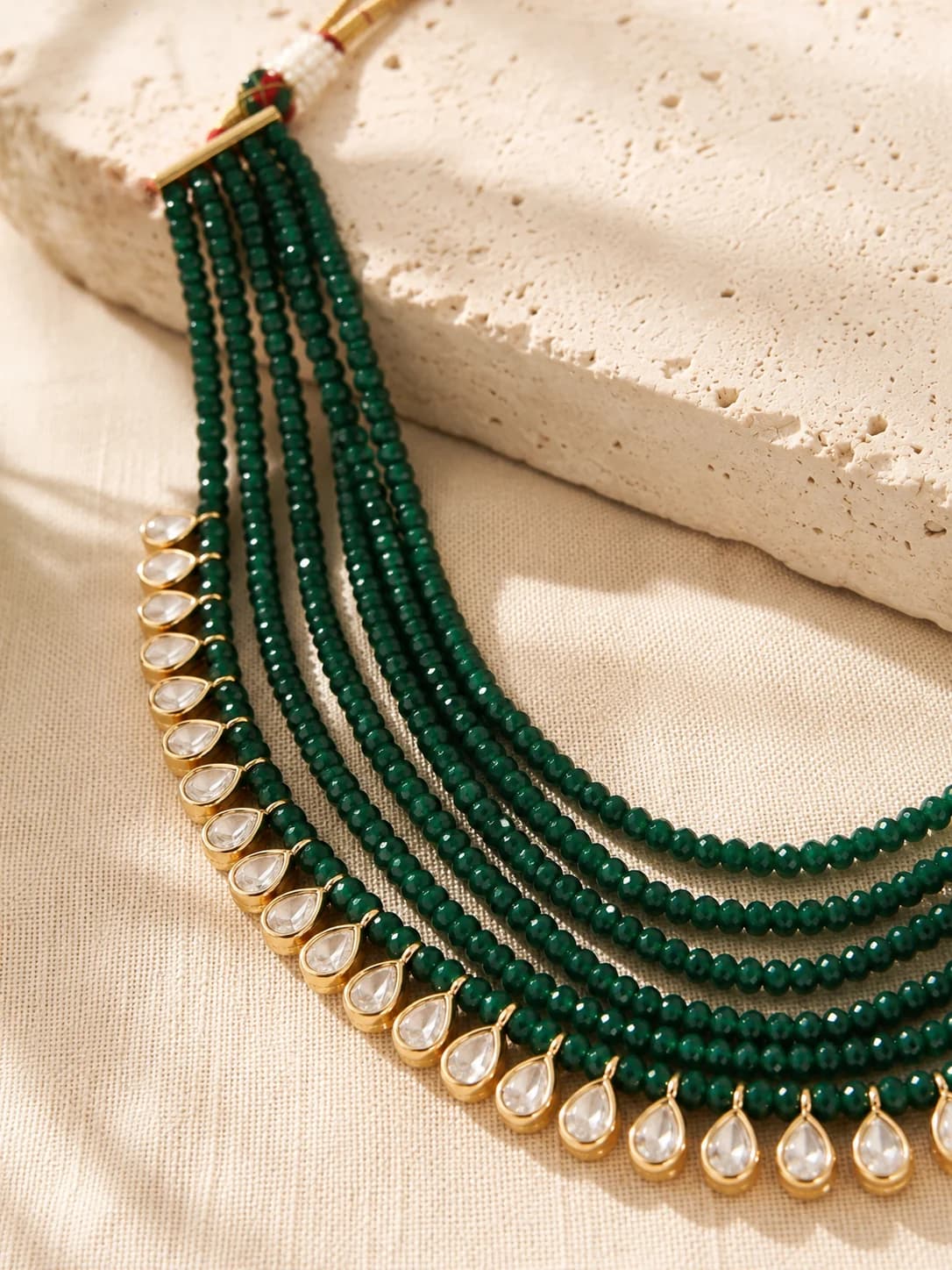 Her Excellence Jade Long Necklace