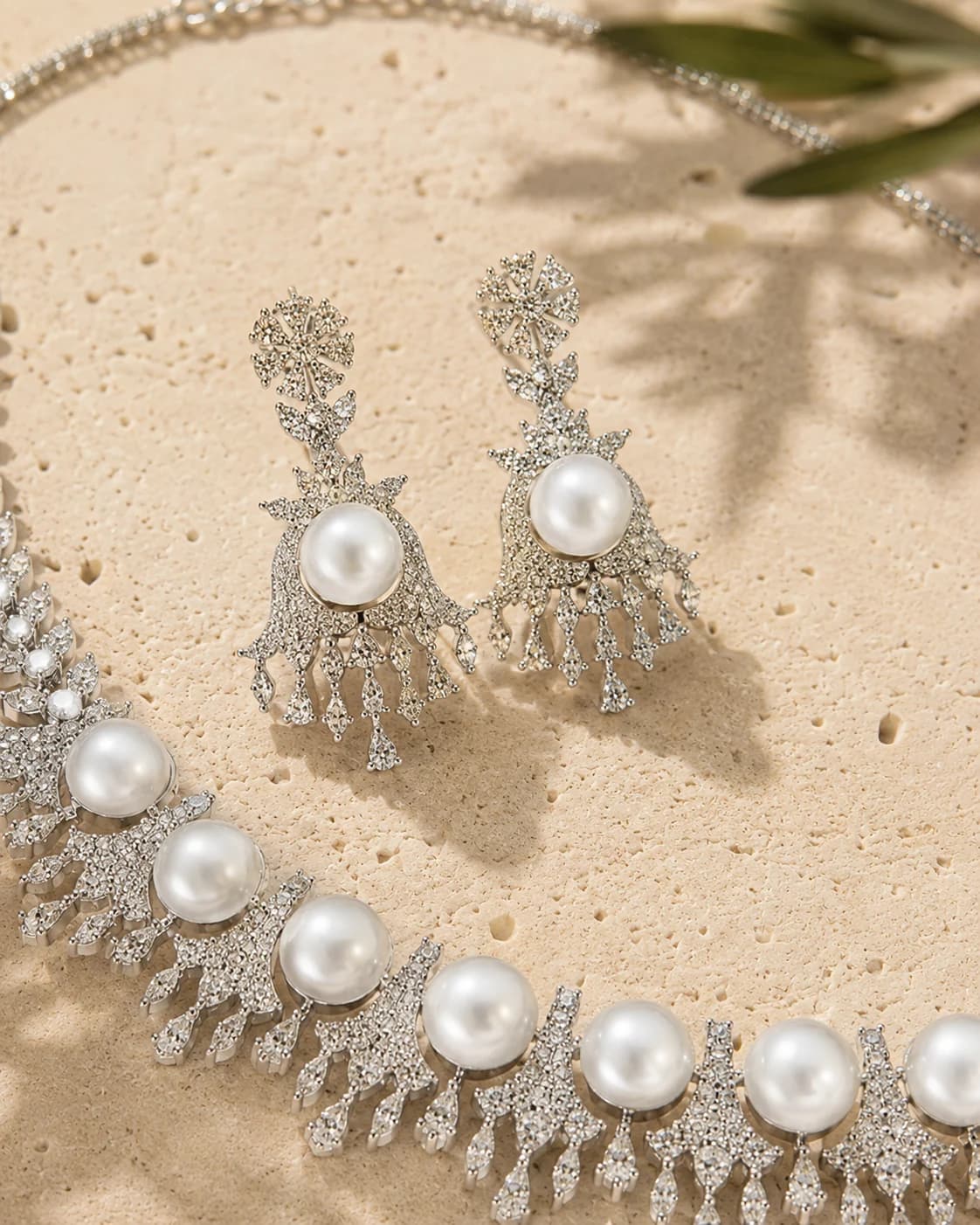 Moonlit Pearl set