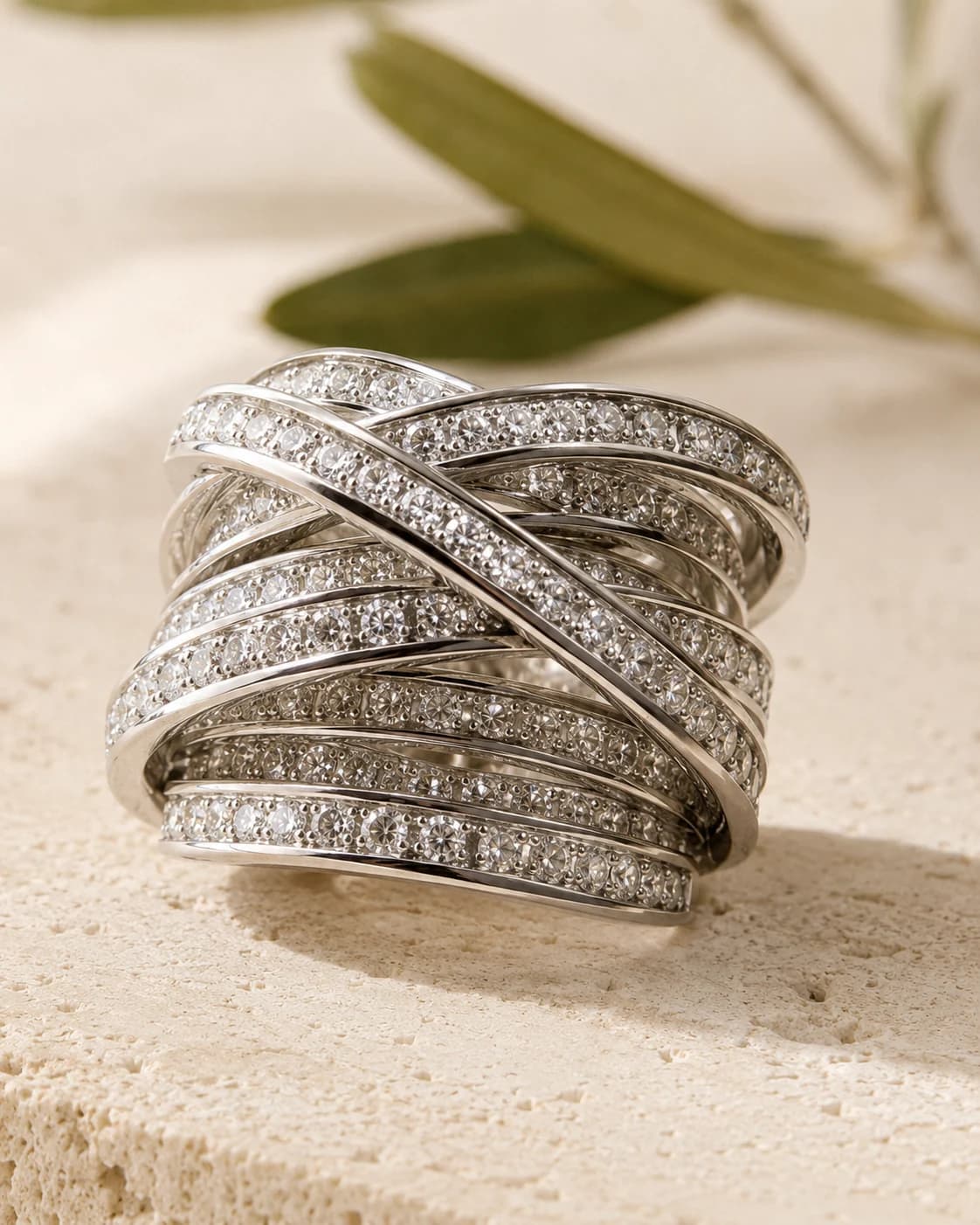 La Perle Diamantée Ring