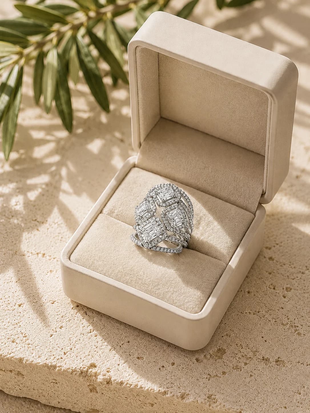 Amira Silver Ring packaging shot