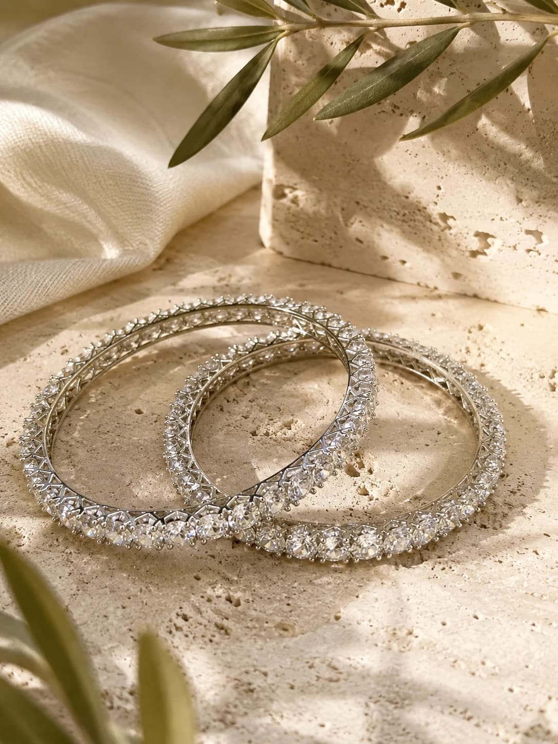 Moonlight Tennis bangles set