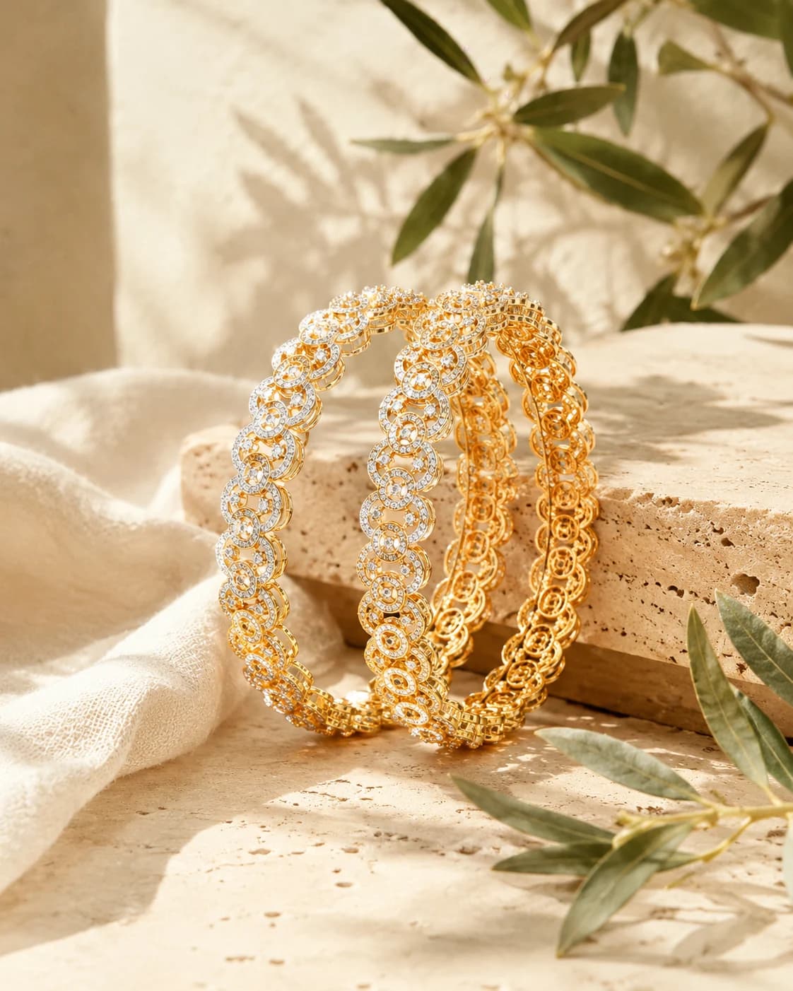 Aurum Spark Bangles