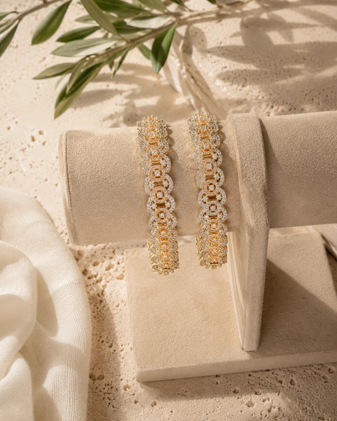 Aurum Spark Bangles display stand