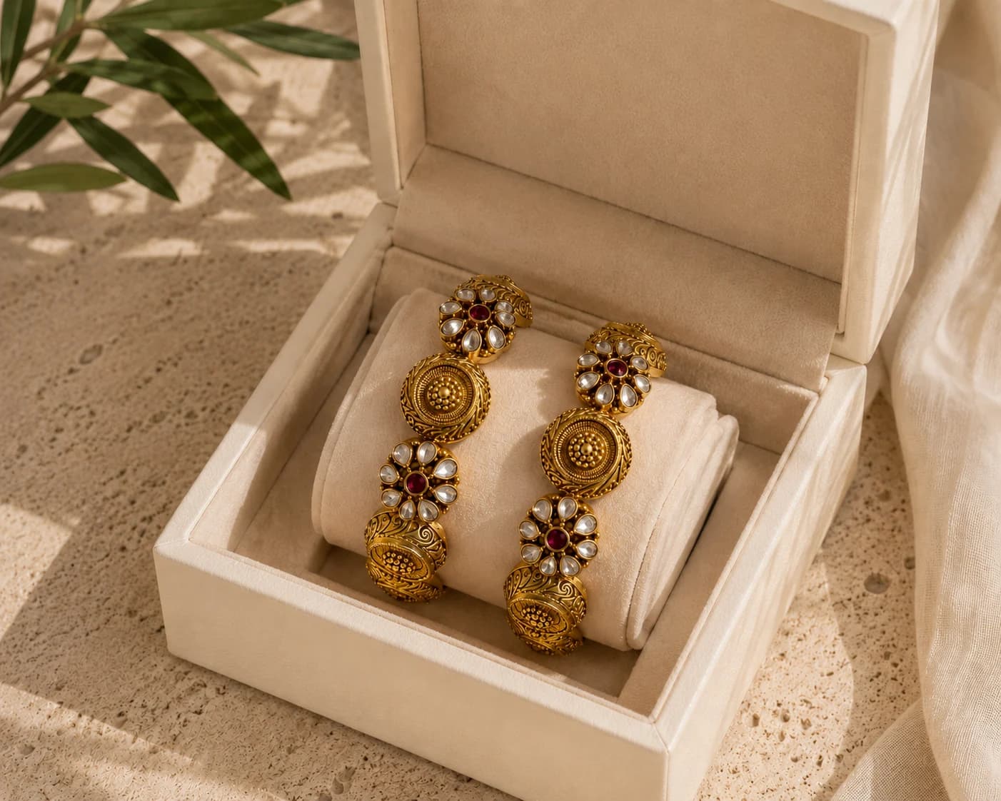 Kundan Vaibhav Bangles