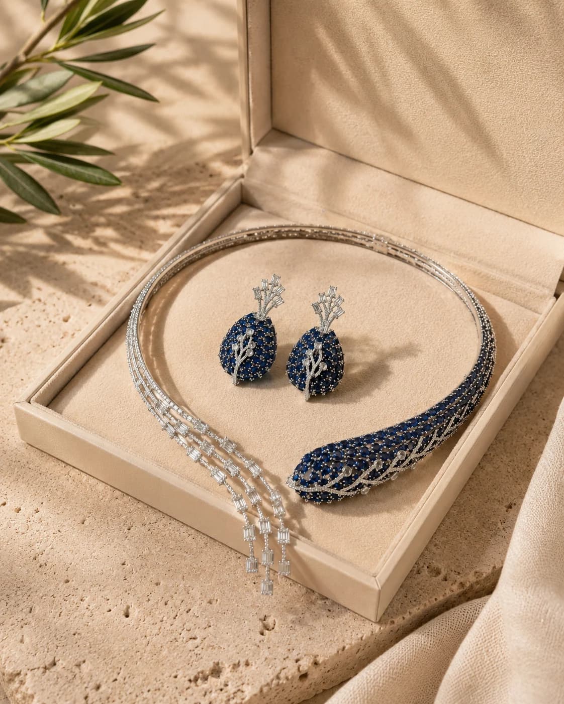 Sapphire Majesty Choker