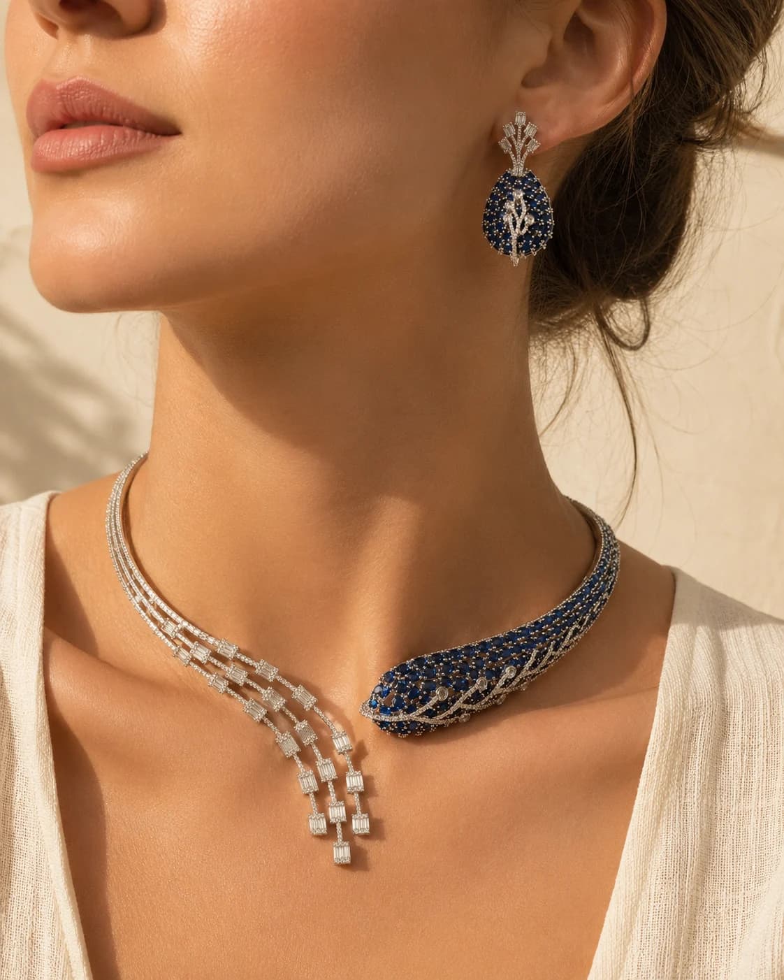 Sapphire Majesty Choker