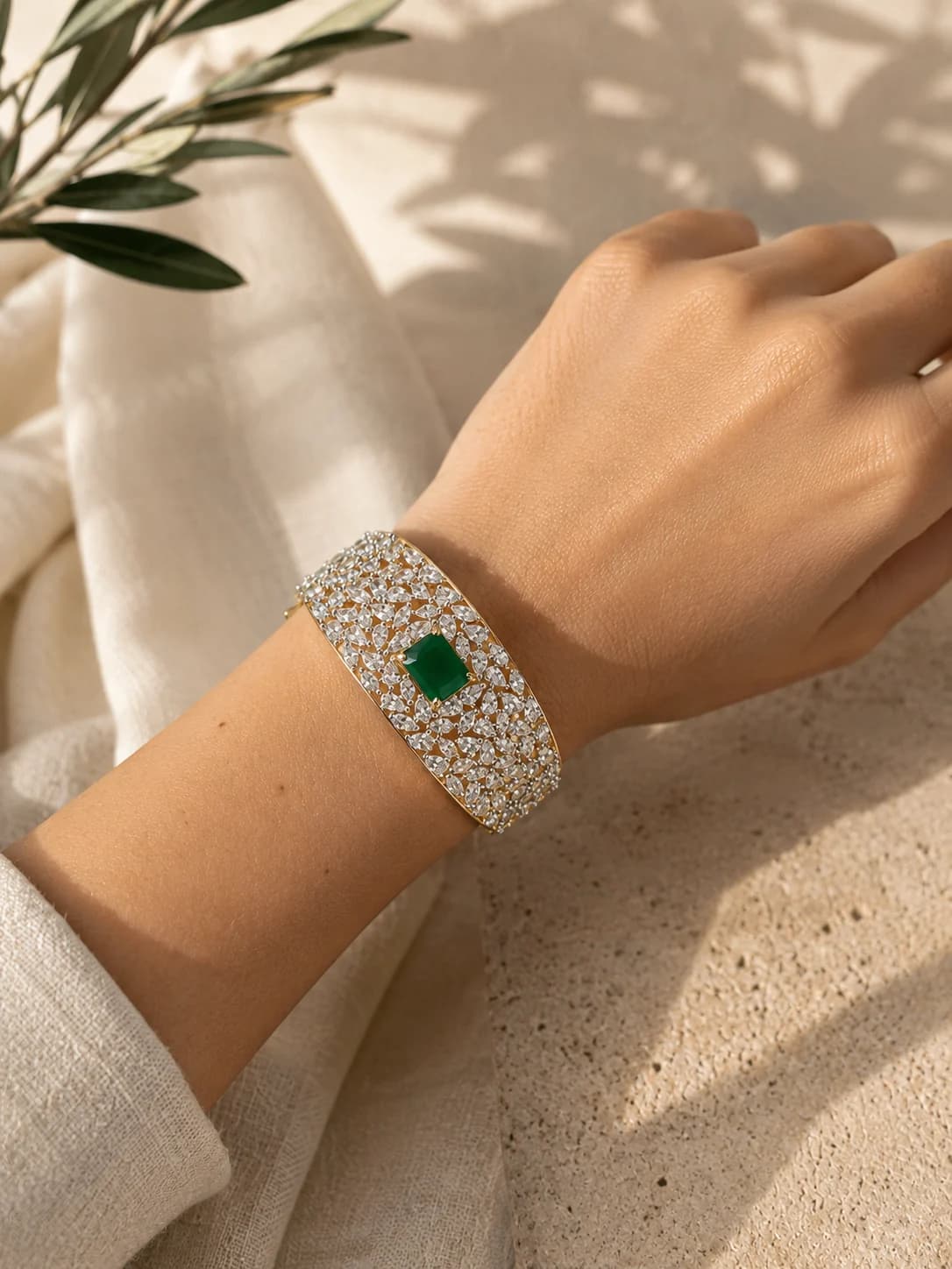 Elara Emerald Bracelet product image 3