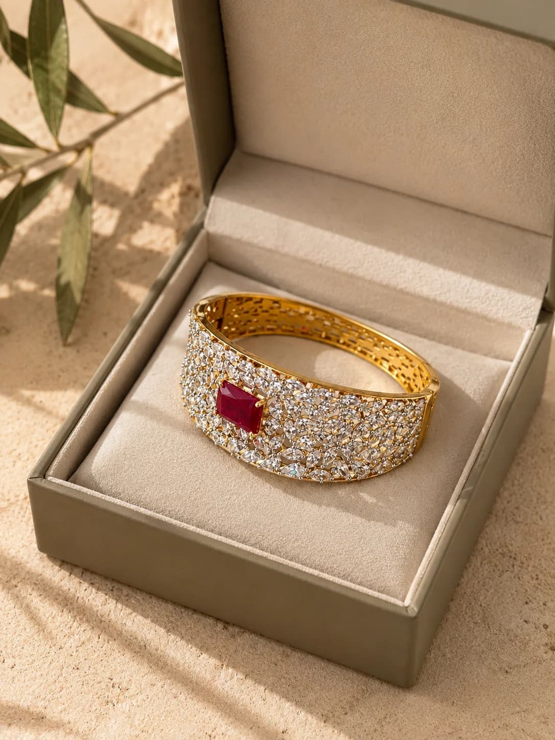 Elara Ruby Bracelet