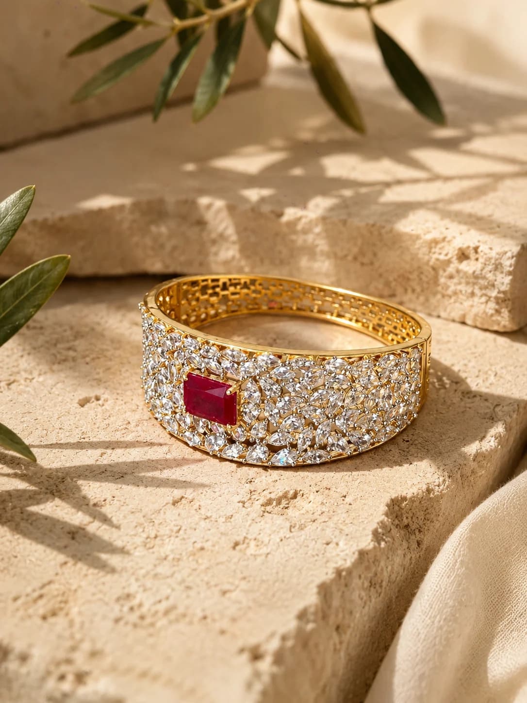 Elara Ruby Bracelet product image 4