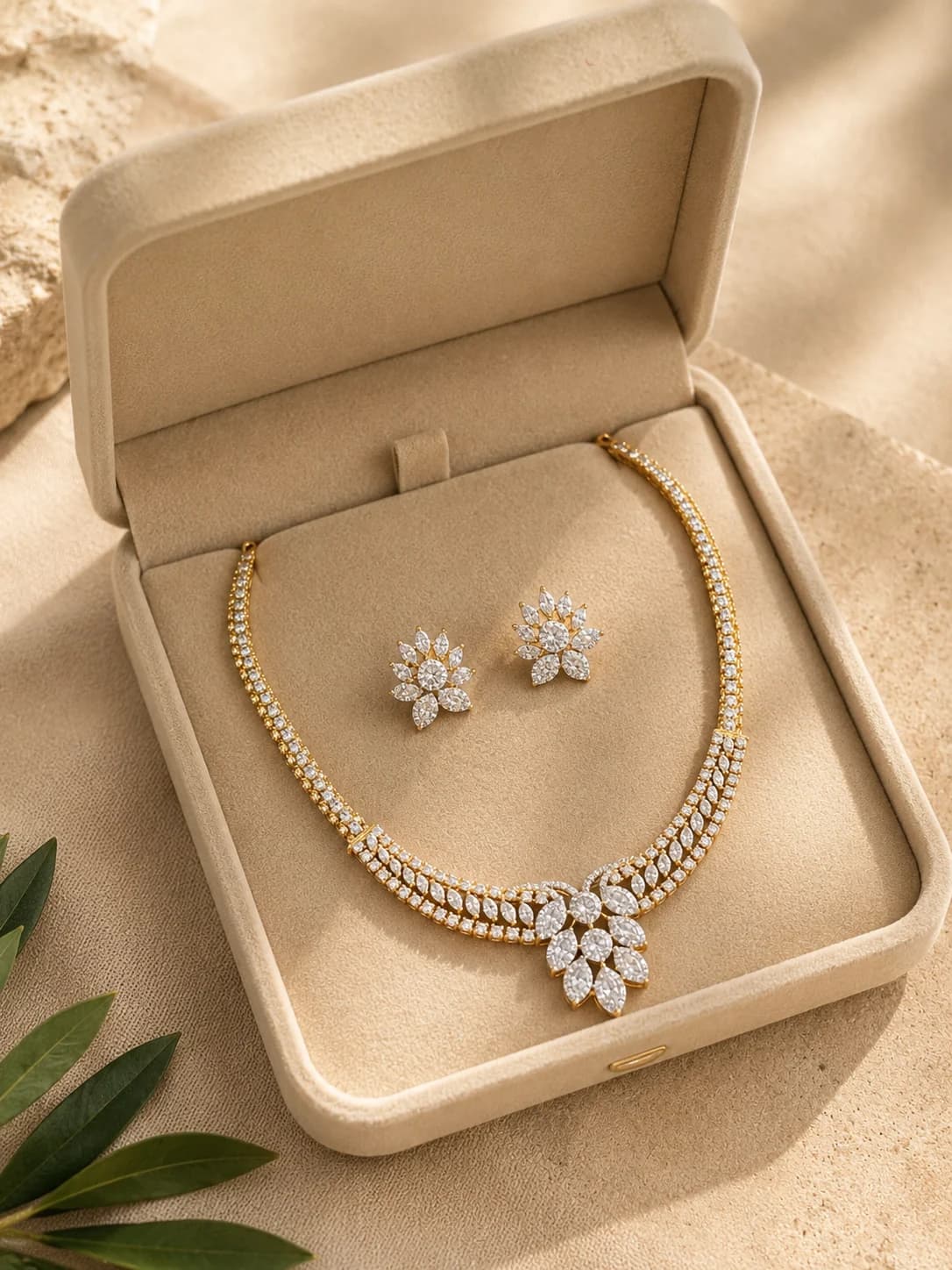 Setareh Almas necklace set
