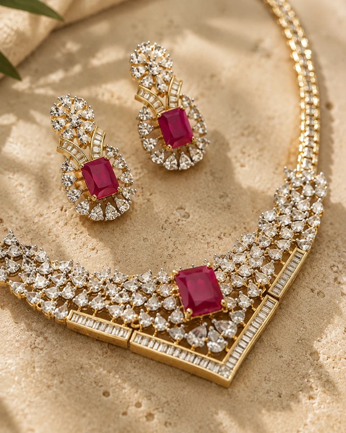 Shabnam Almas necklace set product image 3