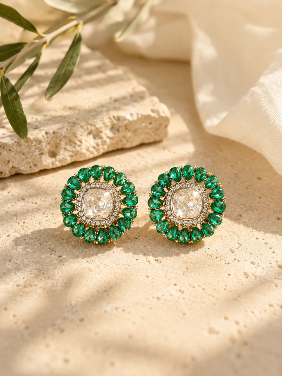 Empress Emerald Studs product image 4