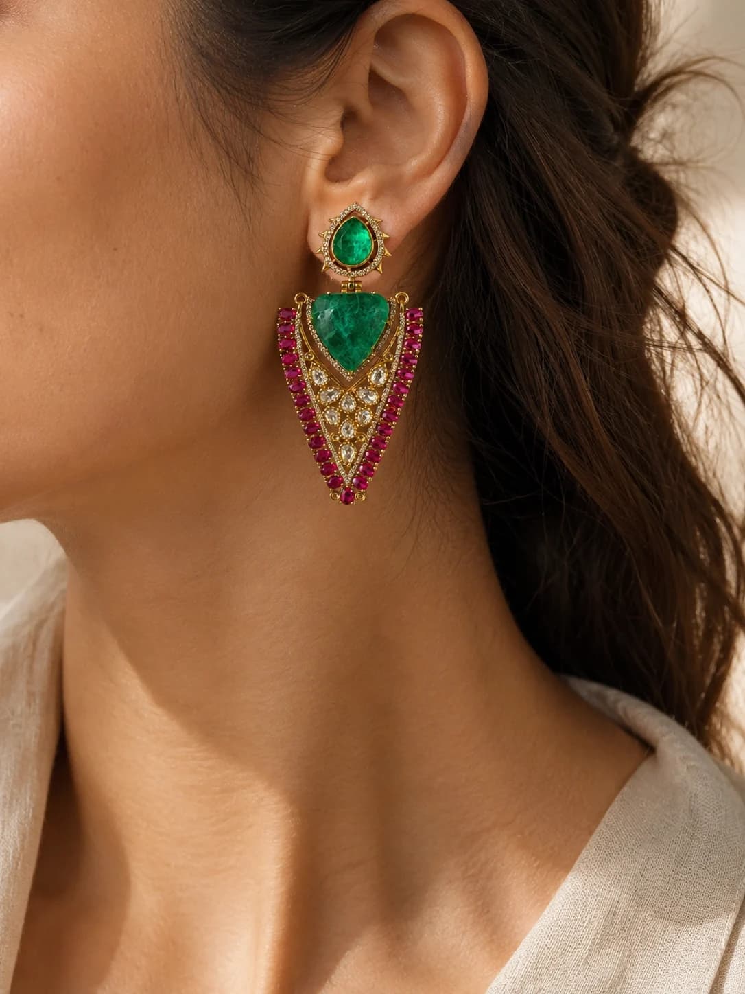 Maharani Emerald Drops
