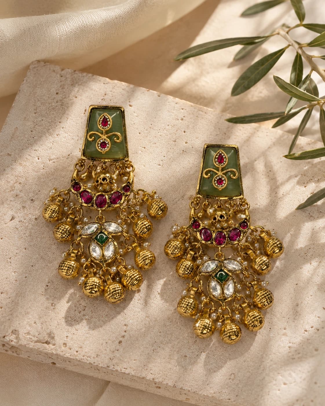 Jade Rajsi Earrings