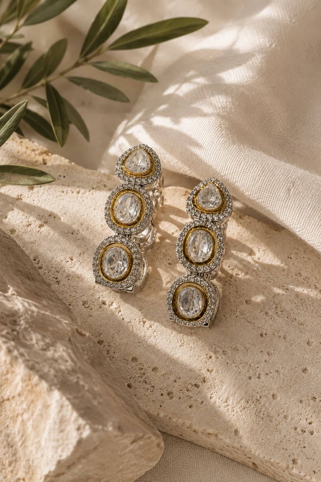 Heritage Sparkle Earrings alternate angle