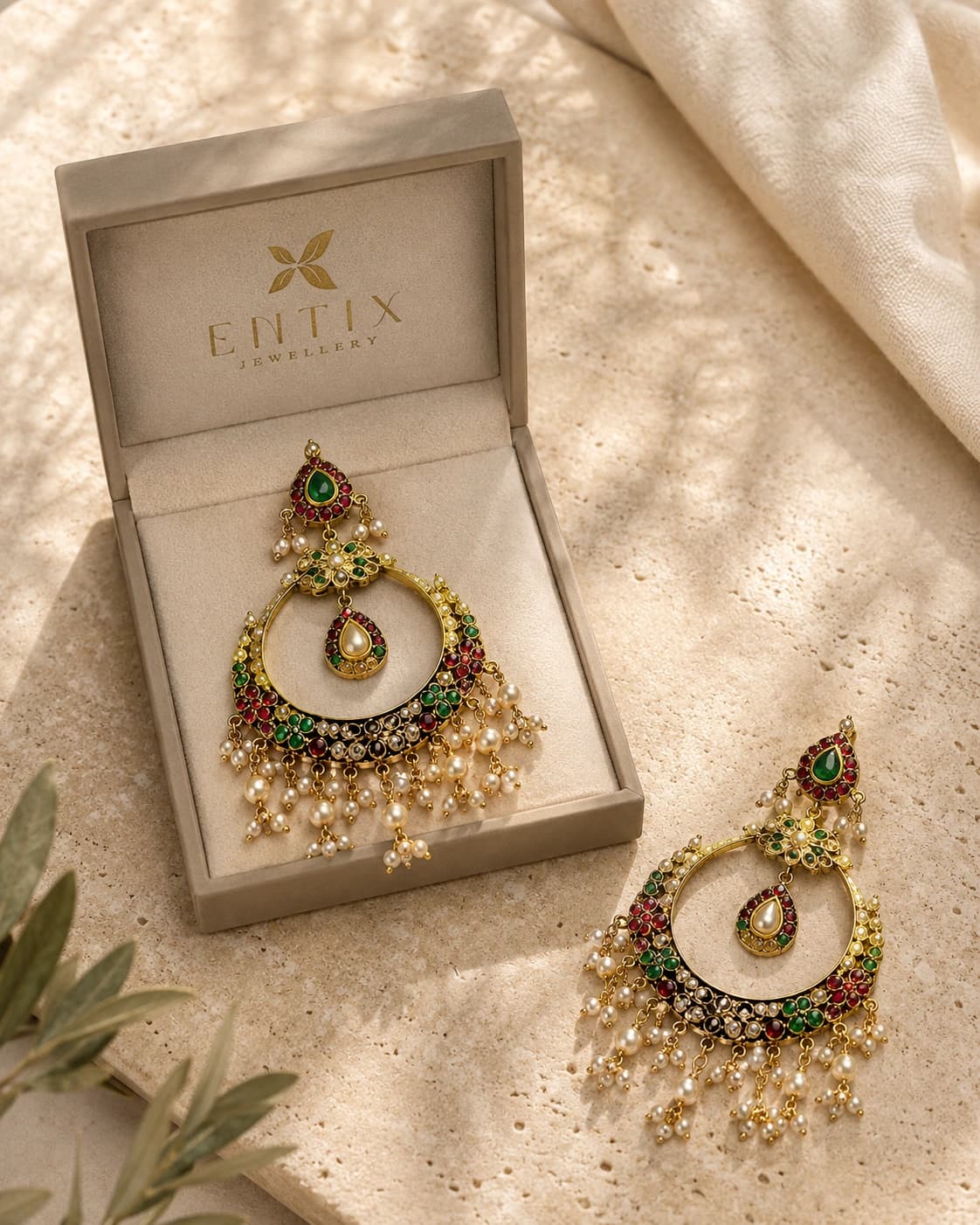 Yaalina Earrings packaging shot