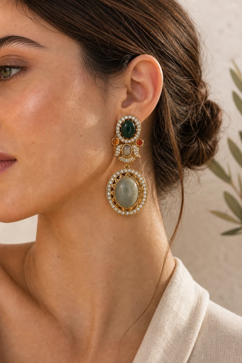 Jade Windsor Earrings