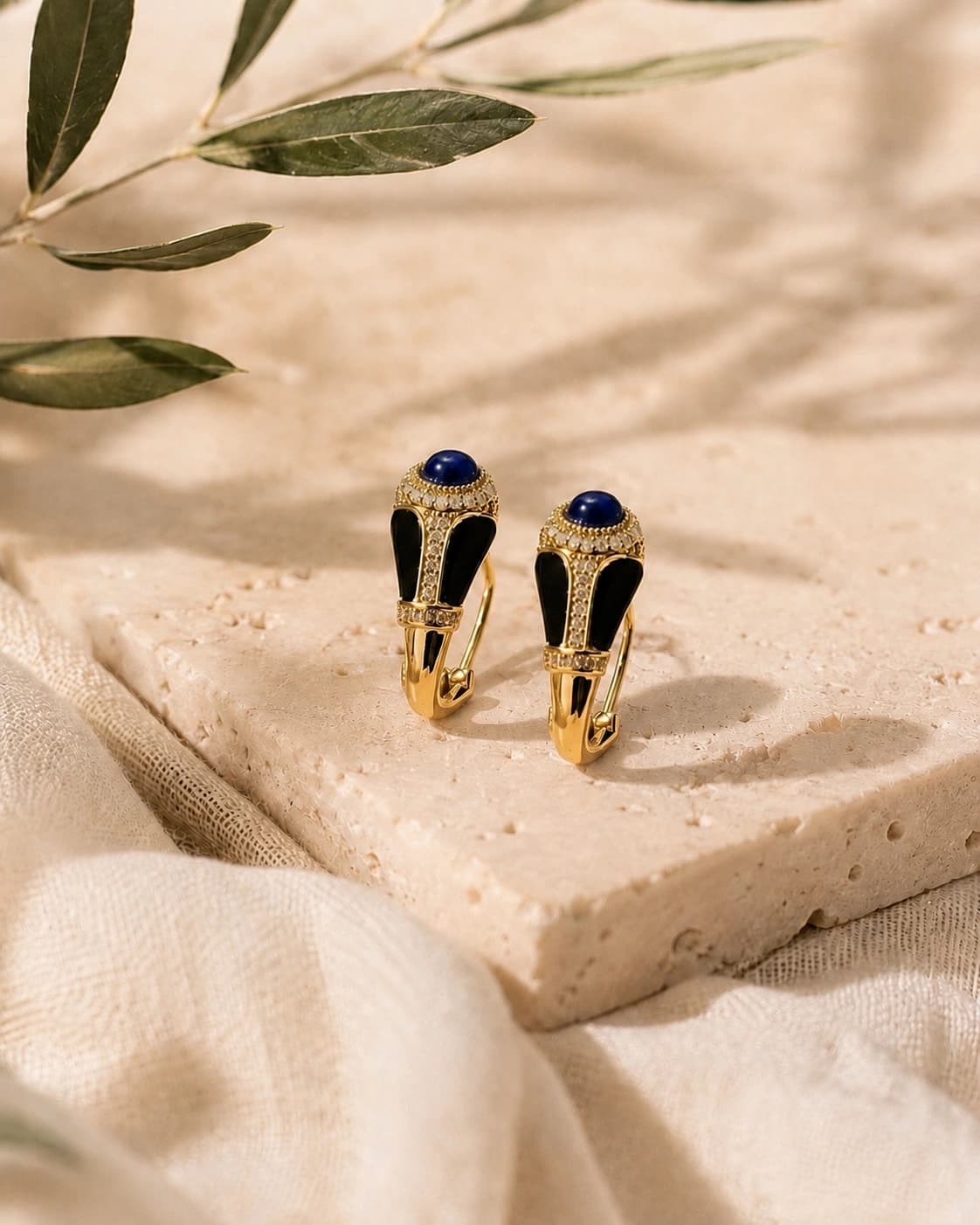 Celeste Blue Studs