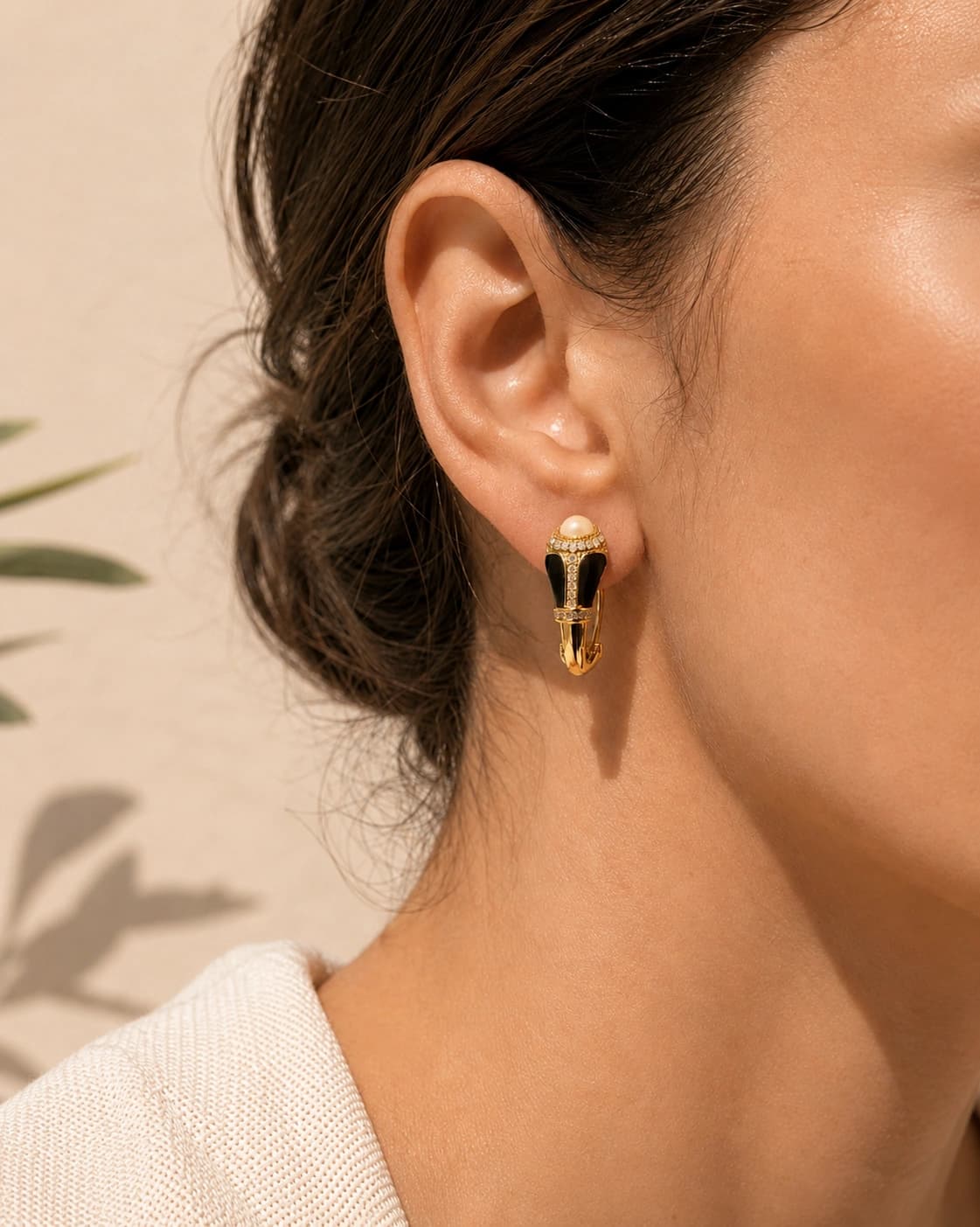 Celeste Moonwhite Studs
