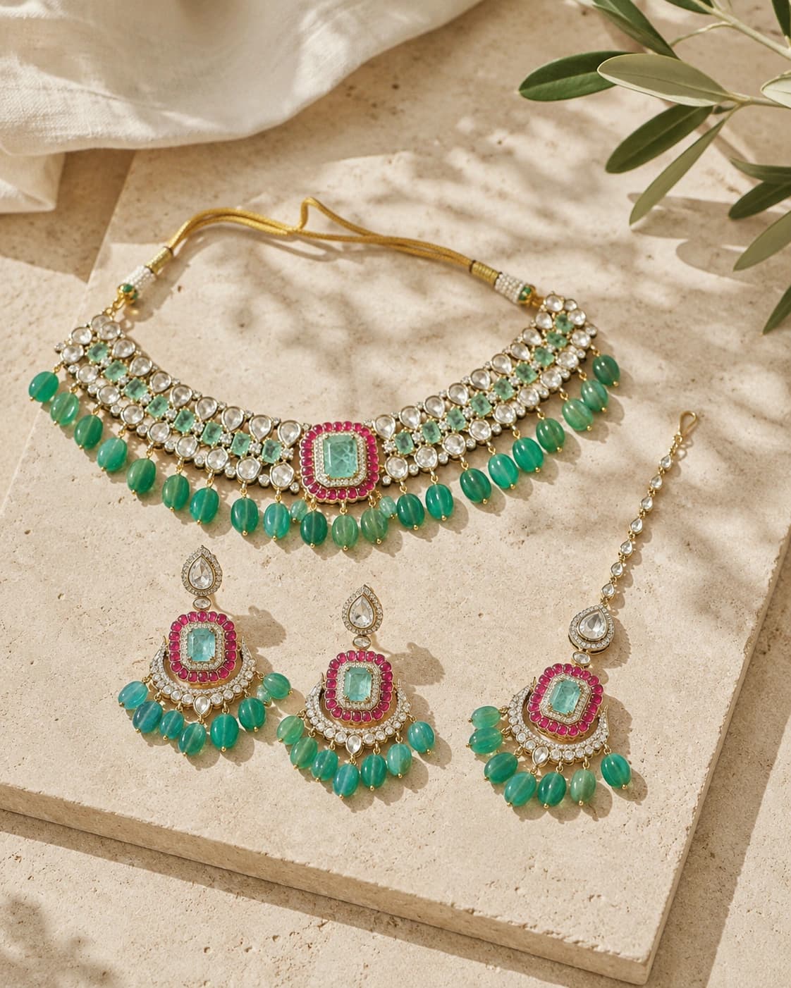 Panna Mahal Choker Set