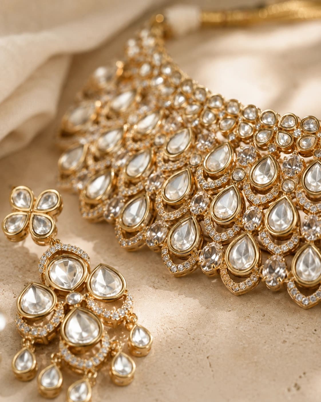 Raj Tilak Kundan Choker Set
