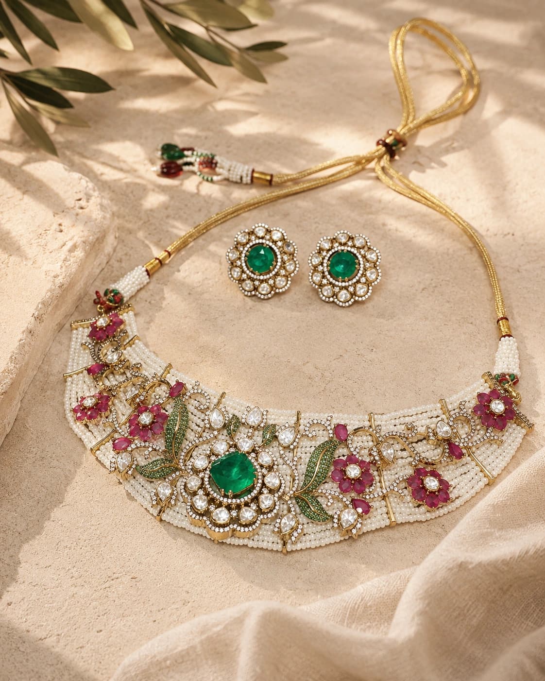 Jardin Émeraude Choker Set