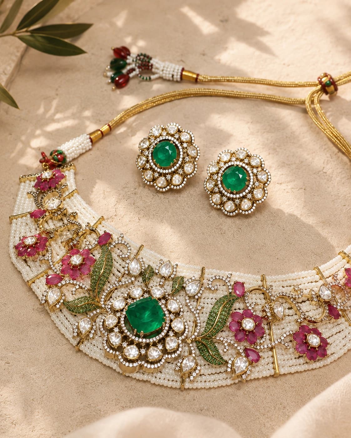 Jardin Émeraude Choker Set