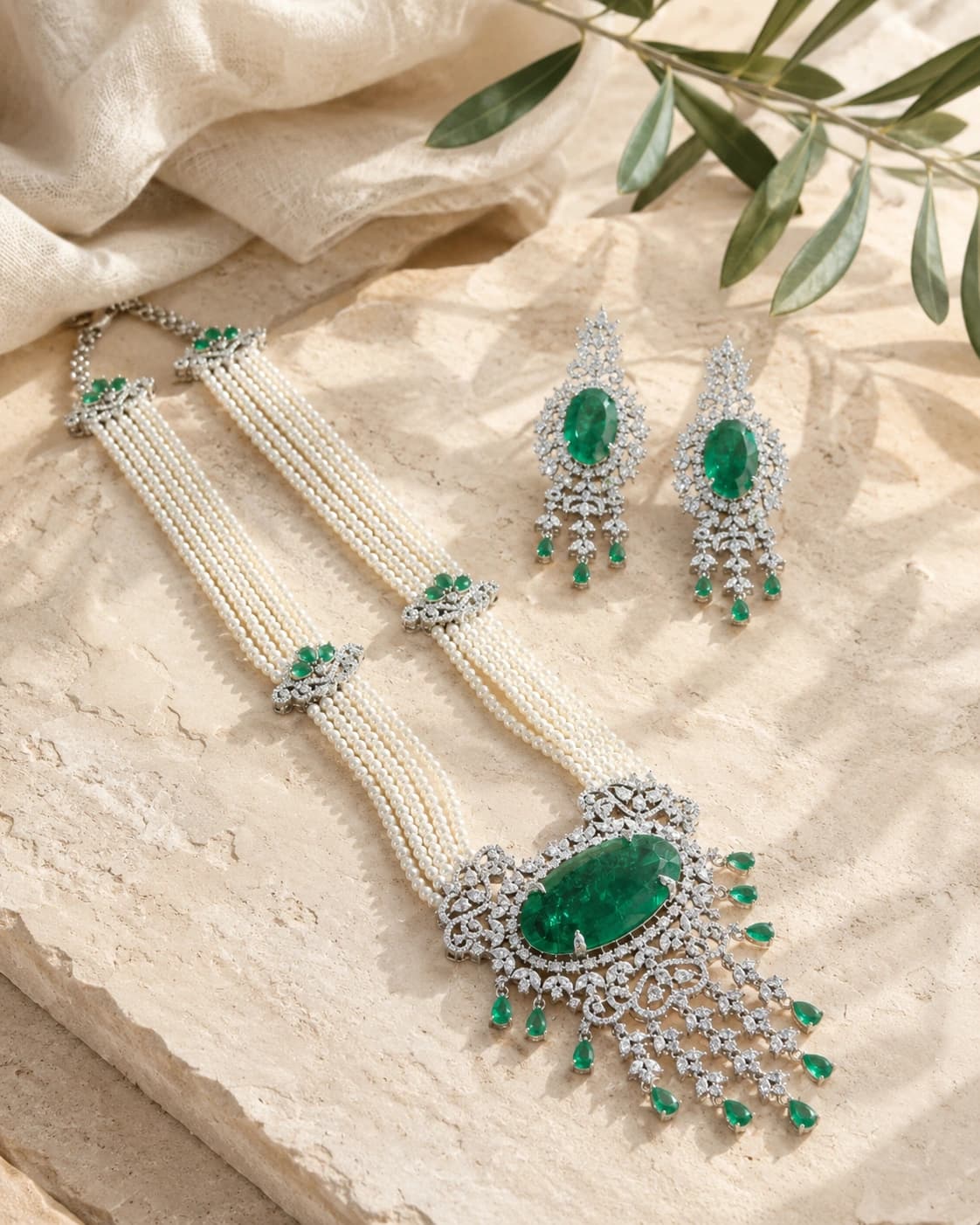 Long Necklace Set jewellery collection